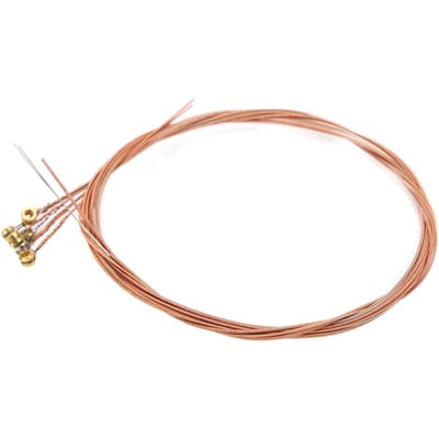 Akoestische Gitaar Snaren Vervanging Anti-Roest Coating Licht Muziekinstrument Accessoires(Koper ) beige
