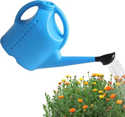 Gieter voor Buitenplanten - Watergieter Tuin - Planten Water Geven - Grote Waterafvoer - 5 Liter - Blauw