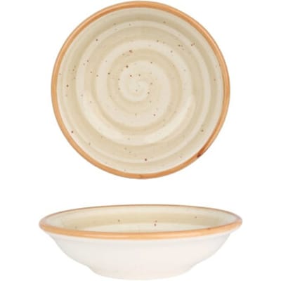 Bonna Serveerschaal - Aura Terrain - Porselein - 9 cm (50cc) - set van 2