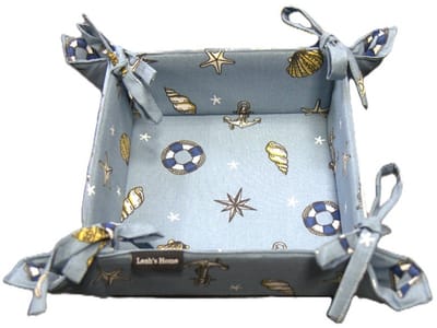Broodmand - Stoffen mand - Nautilus - Zee - Breadbasket