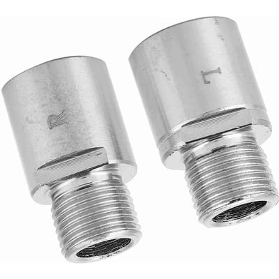 1 Paar Stalen Fietspedaalverlengers Fiets Pedaal Spacers voor Racefiets gray