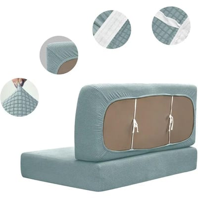 RV Eethoek Kussenhoezen Jacquard Stretch RV Eethoek Stoelhoezen Wasbare Loveseat Slipcovers voor RV Camper Auto Bankzitten 1 Set