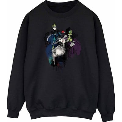 Disney Dames/Dames Schurken Sweatshirt (Zwart)