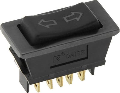 Knipperlicht schakelaar - ON/OFF/ON - 12V - DPDT
