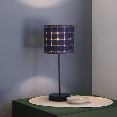 OSRAM tafellamp Decor Felt Weaving Stand grijs van vilt en metaal, E14, 160 mm diameter , warme lichteffecten dankzij de geweven kap, duurzaam dankzij vervangbare lichtbron, eenvoudig te installeren