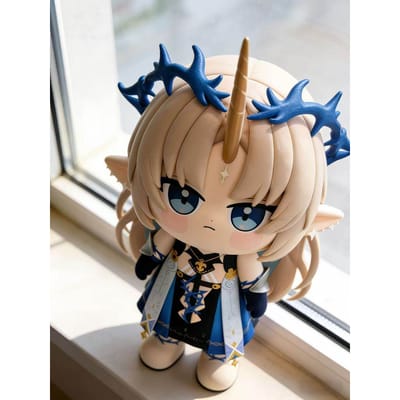 13cm Wuthering Waves Cartethyia Anime Figuur Model Standbeeld Collectie Bureau Decoratie Ornament Speelgoed Cadeau Ontworpen Voor Fans beige