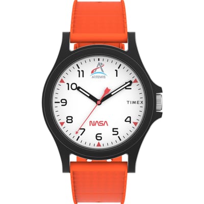 Timex Main Street TW2Y13000 Horloge - Siliconen - Oranje - Ø 40 mm