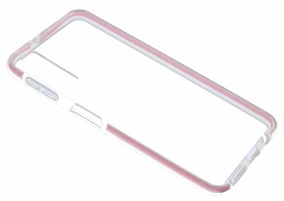 Hoesje Geschikt Voor Samsung Galaxy A50s/A30s Roze &Transparant Anti Shock Back hoesje
