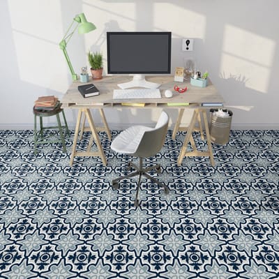 Antislip vloerstickers met beschermlaag - FILIPO FLOOR TILES - 1 sticker van 60x100 cm