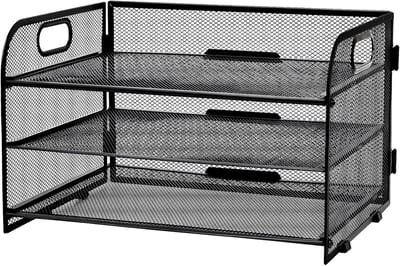 Bureau organizer met 3 etages - Ruimtebesparende tafelopslag