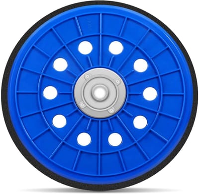 Dailygoods- Schuurschijf 215 mm - Klittenband M14 - Steunschijf - 10 gaten - Voor wandschuurmachine - Plafondslijper - Efficiënte stofverwijdering - Schuurpad