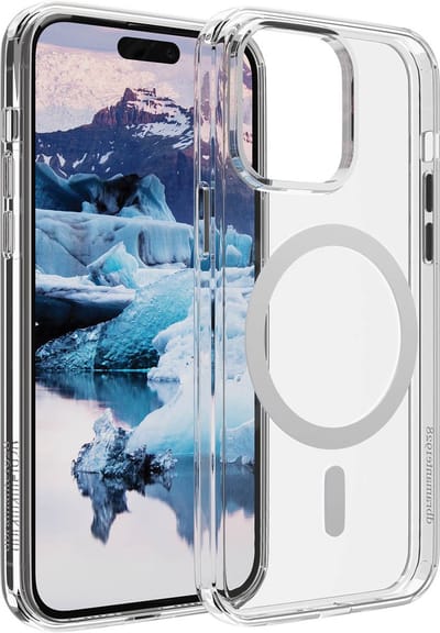 Dbramante1928 Iceland Pro - Magsafe compatible - geschikt voor Apple iPhone 15 Pro - Clear case | Transparant