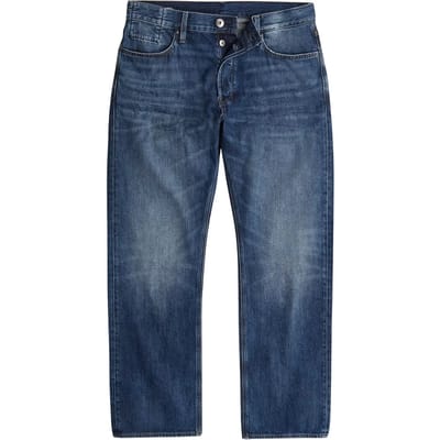 Bootcut Jeans G-Star Raw D23691-D536 DAKOTA REGULAR STRAIGHT-G845 WORN IN MIDNIGHT
