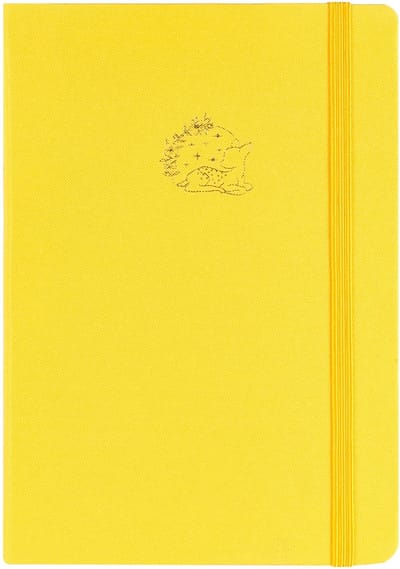Victoria's Journals Bullet Journal - Notitieboek A5 - 160 gsm - Luxe Hardcover Notebook Dotted - Geel