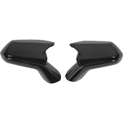 1 Paar Achteruitkijkspiegelbehuizing Glanzend Zwart Spiegelkap Vervanging Voor Chevy Camaro 2016 tot black