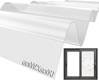 Vliegengaas per meter van glasvezel, 120 x 300 cm, veilig voor katten, op maat snijden, ideaal voor balkondeuren en caravans