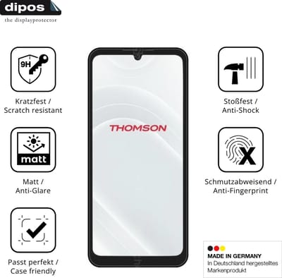 dipos – 2x Matte Pantserfolie geschikt voor Thomson Origin 680 | 9H Screenprotector