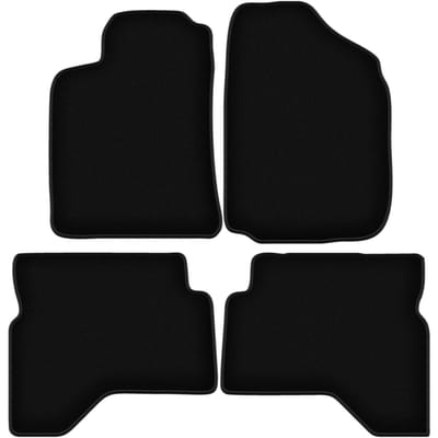 BASIC zwarte veloursmatten voor: Mitsubishi Pajero Sport I SUV (1996-2008)