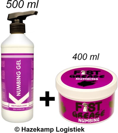 Anaal Relax Glijmiddel Pakket – 2 stuks -Ontspannend & Verzachtend Glijmiddel – Anaal & Vaginaal – Combinatie - 900 ml - fisten-anale seks-dildo's-vibrators