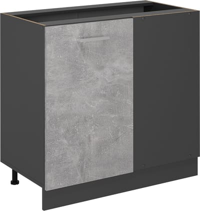 Vicco R-Line Hoekkast – 86 cm zonder werkblad Beton