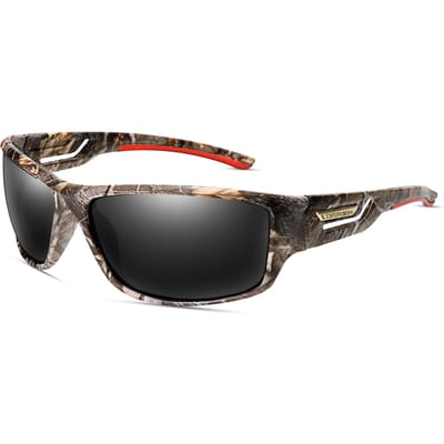 LOISRUBY Lunettes de Soleil de Pêche Homme Camouflage Conduite Sports d'Extérieur Cyclisme Course à Pied Lunettes UV400 Équipement de Pêche Lunettes