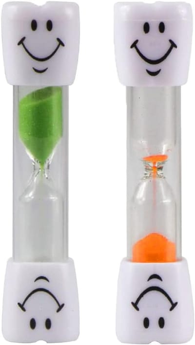 Zandloper Timer 3 minuten – Tandenborstel Timer met Smile-ontwerp