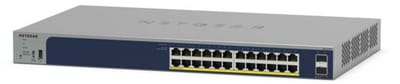 Netgear GS724TPP 24-Port Gigabit Ethernet PoE+ Smart Switch w/ optional Remote/Cloud Management and 2 SFP Ports (380W)