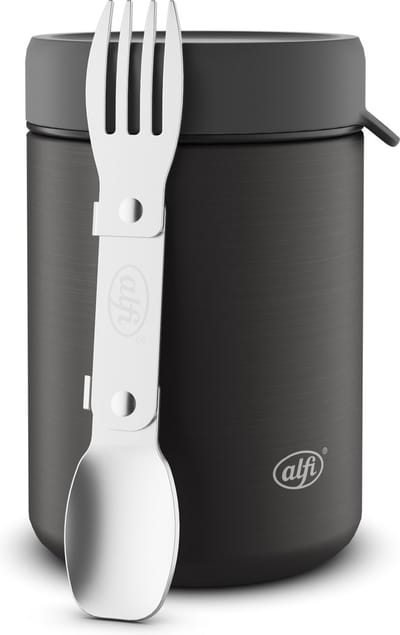 Alfi Voedseldrager - Voedselcontainer - 350ml - Velvet Black Mat