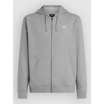 O´neill Small Logo Sweatshirt Met Rits Grijs L Man
