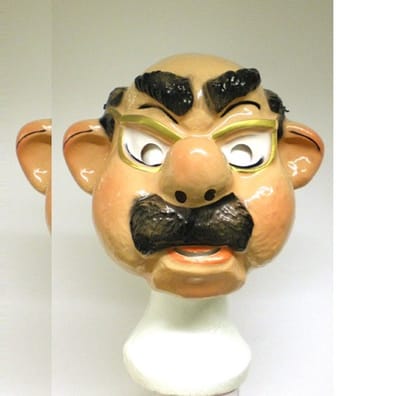 Jan Monnikendam Ome joop masker plastic 12stuks