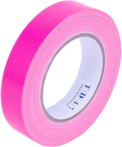 TD47 Gaffa Tape 25mm x 25m Fluor Roze