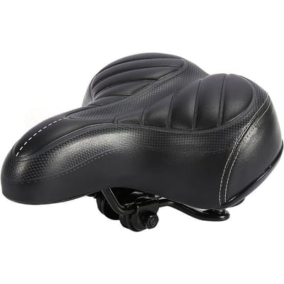 Comfort Breed Grote Billen Mountain Racefiets Fiets Sportief Zacht Kussen Zadel Zitting gray