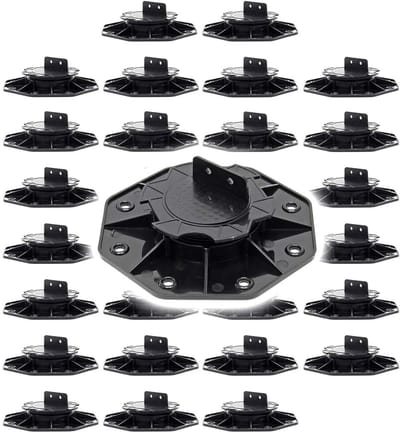 30x Verstelbare Terrasdragers 18-25mm Hoogte - Hoge Draagkracht tot 2700 kg