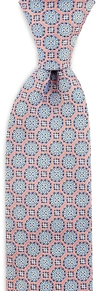 Sir Redman - Stropdassen - stropdas Dandy Blossom - roze / lichtblauw / wit