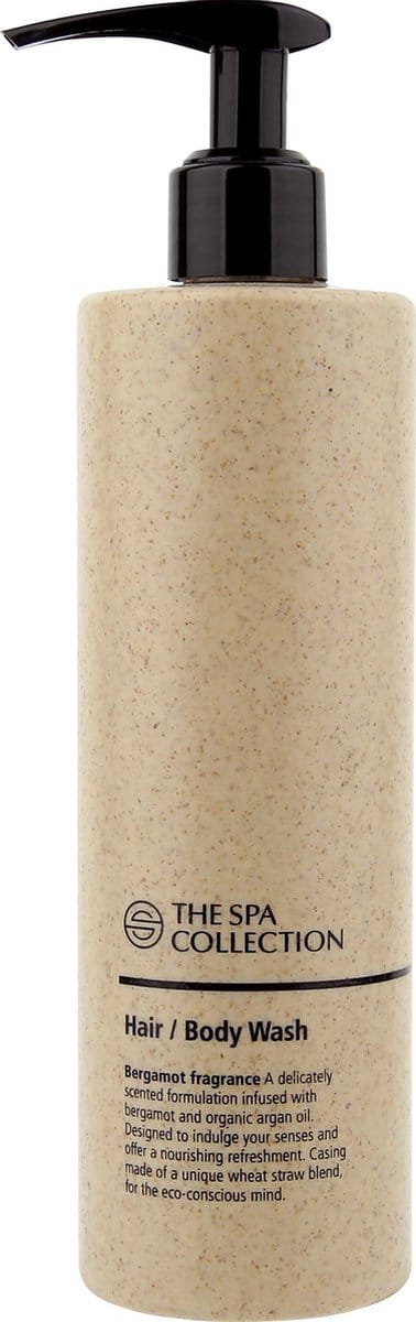 The Spa Collection Bergamot - 2in1 - Shampoo/Douchegel - Vegan Friendly - 400 ml - Pompfles