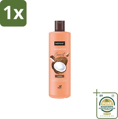 1 x Sence - Coconut - Shampoo - Verzorgend - 400 ml - Voordeelverpakking- Kokos Shampoo - Droog Haar Shampoo - Beschadigd Haar Shampoo - Glanzend Haar - Gezond Haar