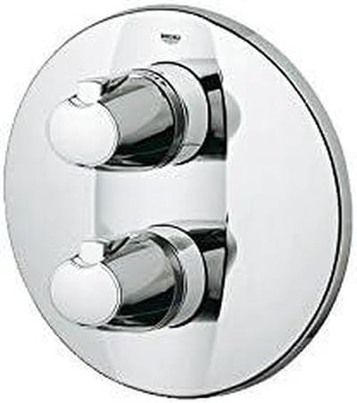 Thermostaat Buitendeel - Douchekraan Onderdeel - Douche Comfort - Wandmontage - 3 Gaten - Chroom