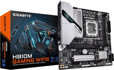 GIGABYTE H810M GAMING WIFI6 Moederbord - Intel H810 - Intel LGA1851 - DDR5 RAM - Micro-ATX