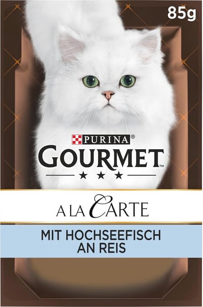 A la Carte Nat Kattenvoer met Diepzeevis en Groenten - 26 Porties van 85g
