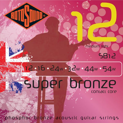Rotosound SB12 Super Bronze 012 snaren set akoestisch