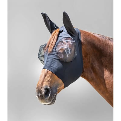 Waldhausen Vliegenmasker Puck Zwart - Anti insect - Pony