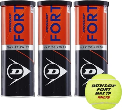 Tennisbal Dunlop Fort Max 3 Kokers 3st.