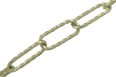Wovar Ketting Messing 3.4 mm dik | Rol 20 Meter