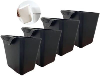 4 Stuks Hangende Cup Houder, Trolley Mand Opslag, Accessoires voor Rollende Kar, Multifunctionele Organizer voor Kantoor en Make-up, 4.75 x 4 cm