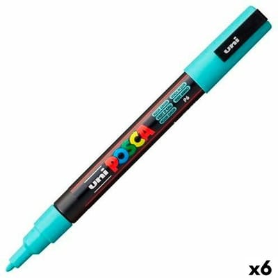 Markeerstift POSCA PC-3M Turquoise (6 Stuks)