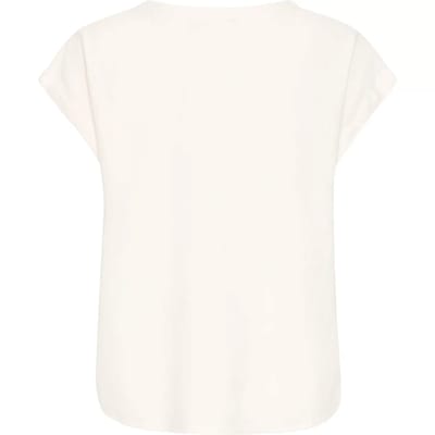 Dames-T-shirt met V-hals Ichi Linno