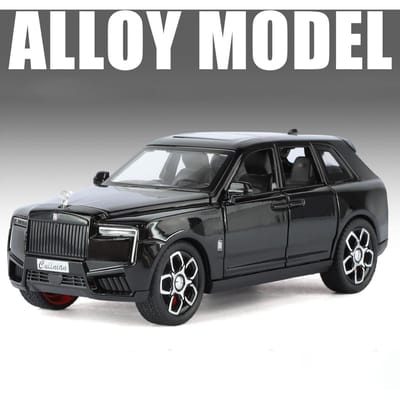 1/32 Rolls Royce SUV Cullinan Legering Luxe Auto Model Diecast Metaal Speelgoed Off-Road Voertuig Auto Model Geluid En Licht Kinder Cadeau