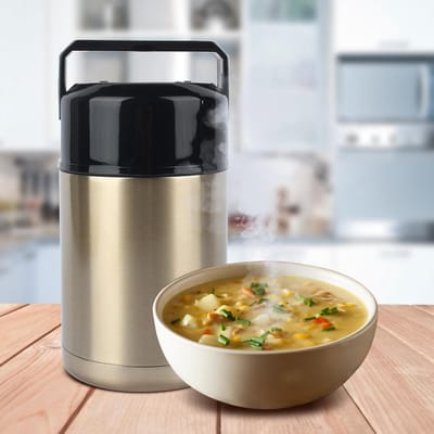 1000ml Roestvrijstalen Vacuüm Thermos Lunchbox Smoldering Mok Geïsoleerde Soepcontainer