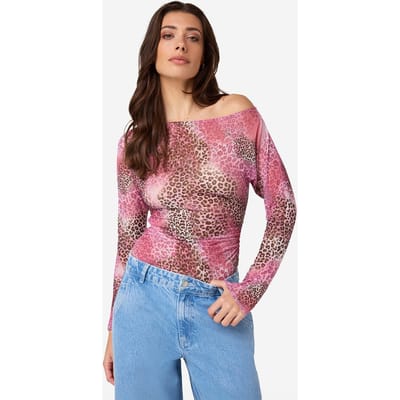 Ibana Britty Leopard Maat: 32 | Longsleeves Outlet | Dames | Bruin