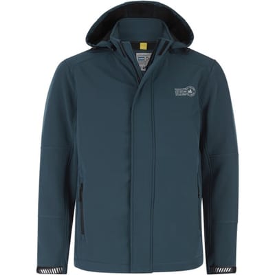 Jan Vanderstorm herren Softshelljack - 54 - petrol - Plus Size